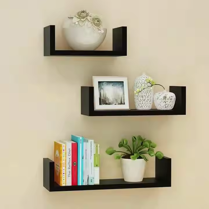 Wooden Wall Shelf 3 pics