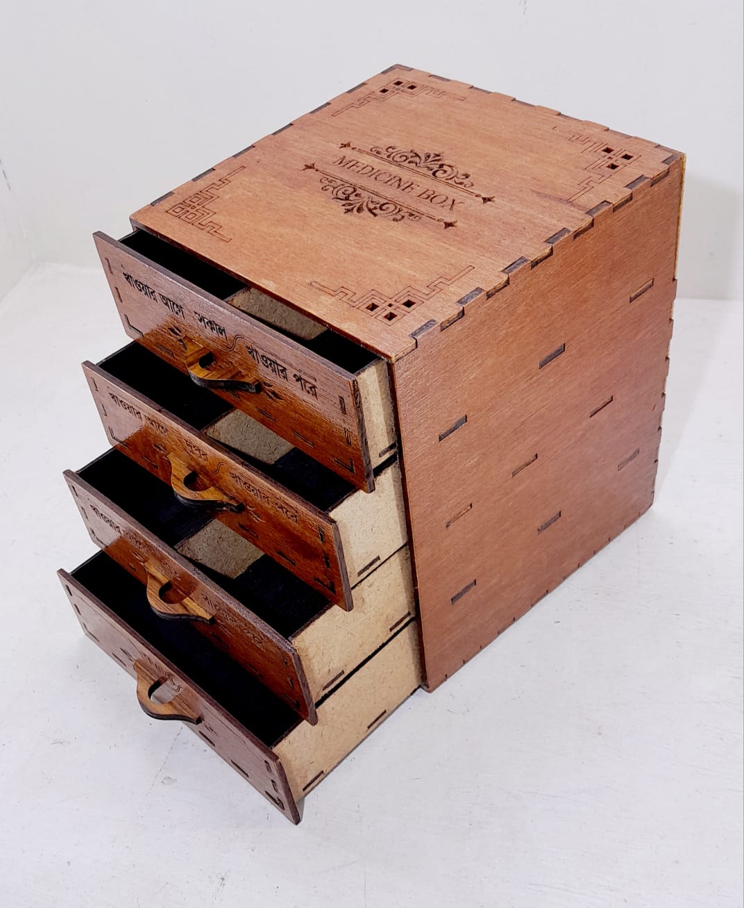 Medicine Organiser Box 4 drawer