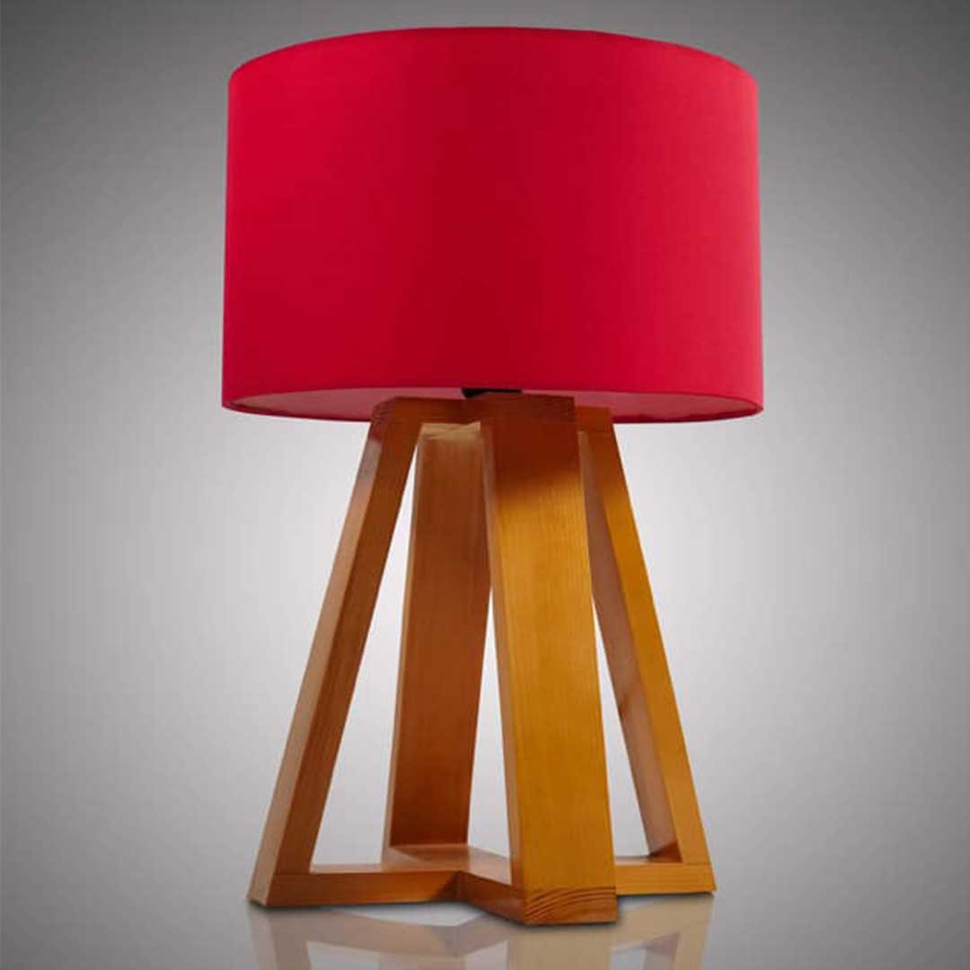 Bedside Wooden Table Lamp